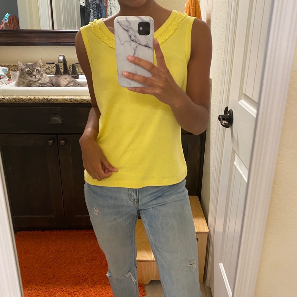 Bright Yellow Tank Top
